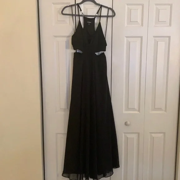 express black maxi dress The Dog Squad Fufu Tutu Dog Dress, Black Sequins, X-Small